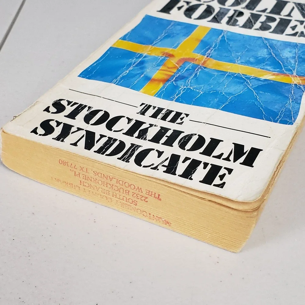 The Stockholm Syndicate Colin Forbes 1982 Pan Books Paperback Spy Thriller ISBN